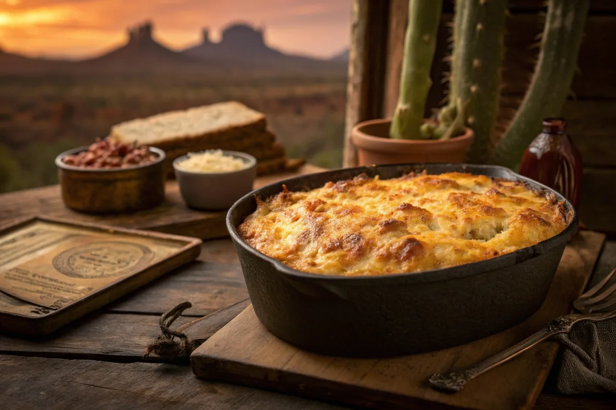 John Wayne Casserole, a delicious and comforting dish.