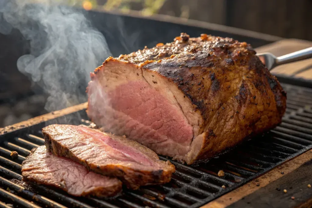 Smoked Chuck Roast on a Grill